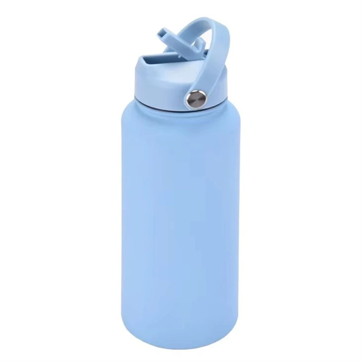 Insulated Drink Bottle With Straw